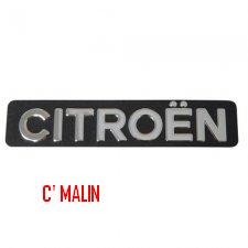 Monogramme inox en relief Citroën