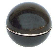 Pommeau levier de vitesse + bague chromée Noir