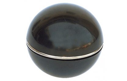 Pommeau levier de vitesse + bague chromée Noir